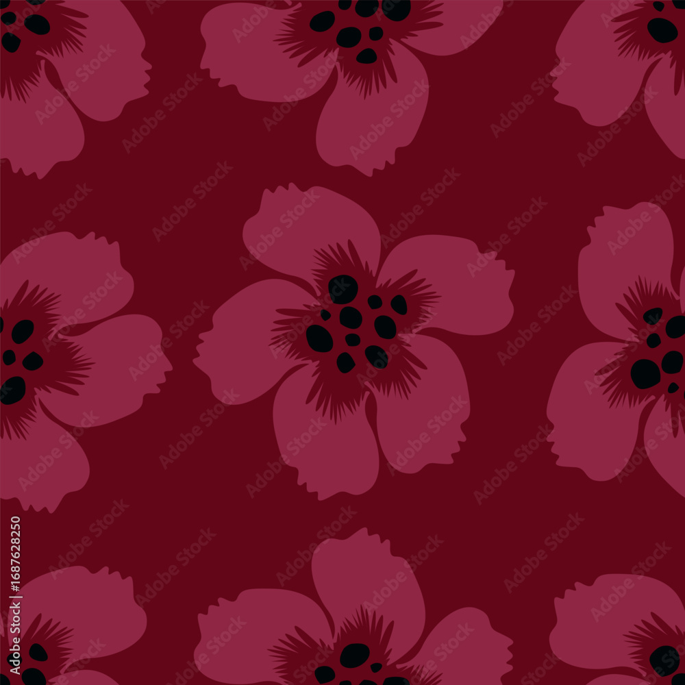 Obraz premium seamless floral pattern