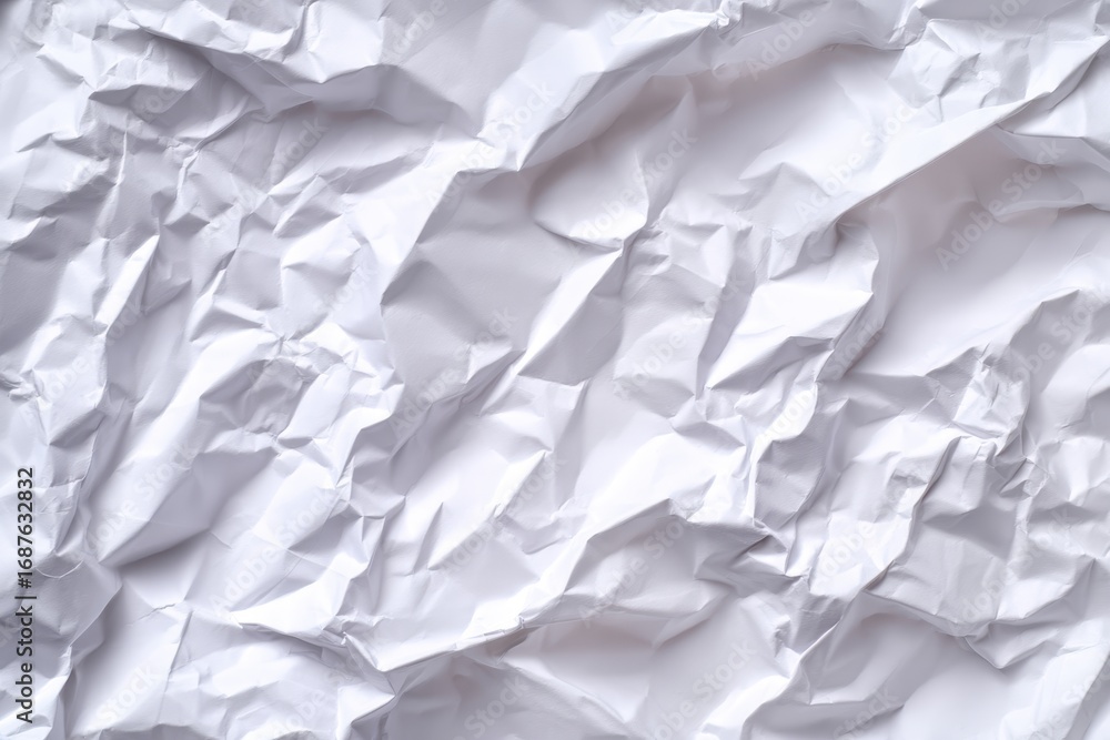 Obraz premium white crumpled paper note