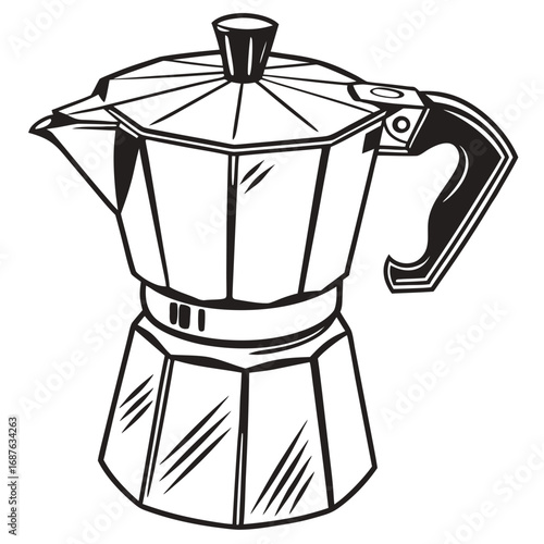 coffee maker vector illustration