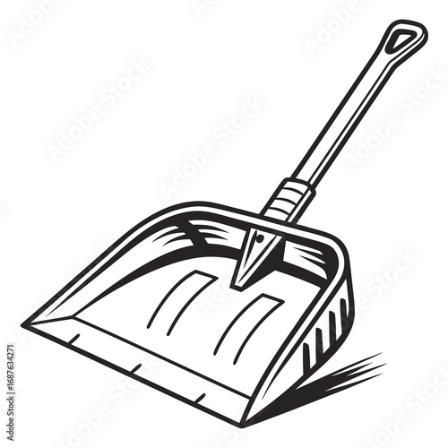 drawing of a brush