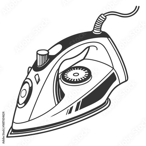 iron on the iron