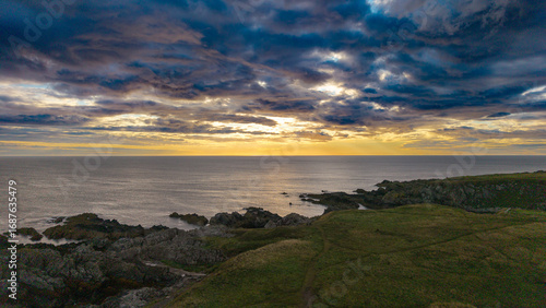 Eyemouth coast at sunrise 