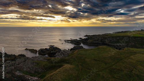 Eyemouth coast at sunrise 