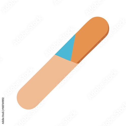 adhesive bandage on a white background