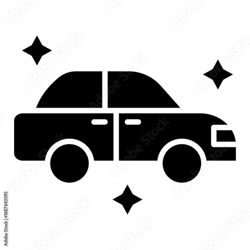 Clean Car Vector Icon