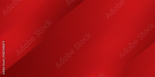 Abstract red gradient background, light and shadow on the backdrop with dimensions, hot tone wall with intense color, horizontal wallpaper.