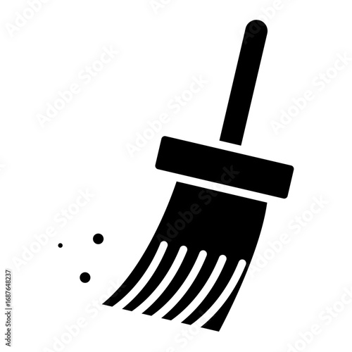 Broom Vector Icon