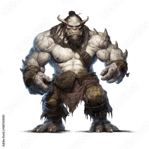white ogre warrior