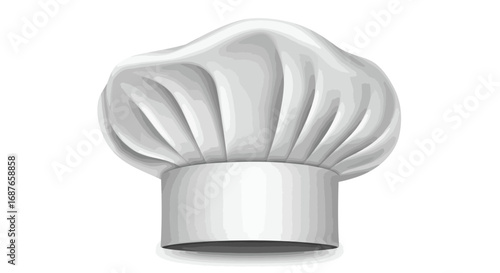 chef hat isolated on white