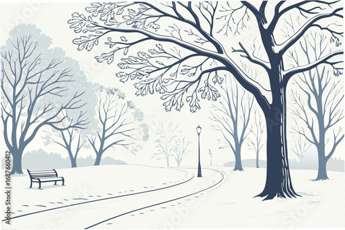 trees in winter