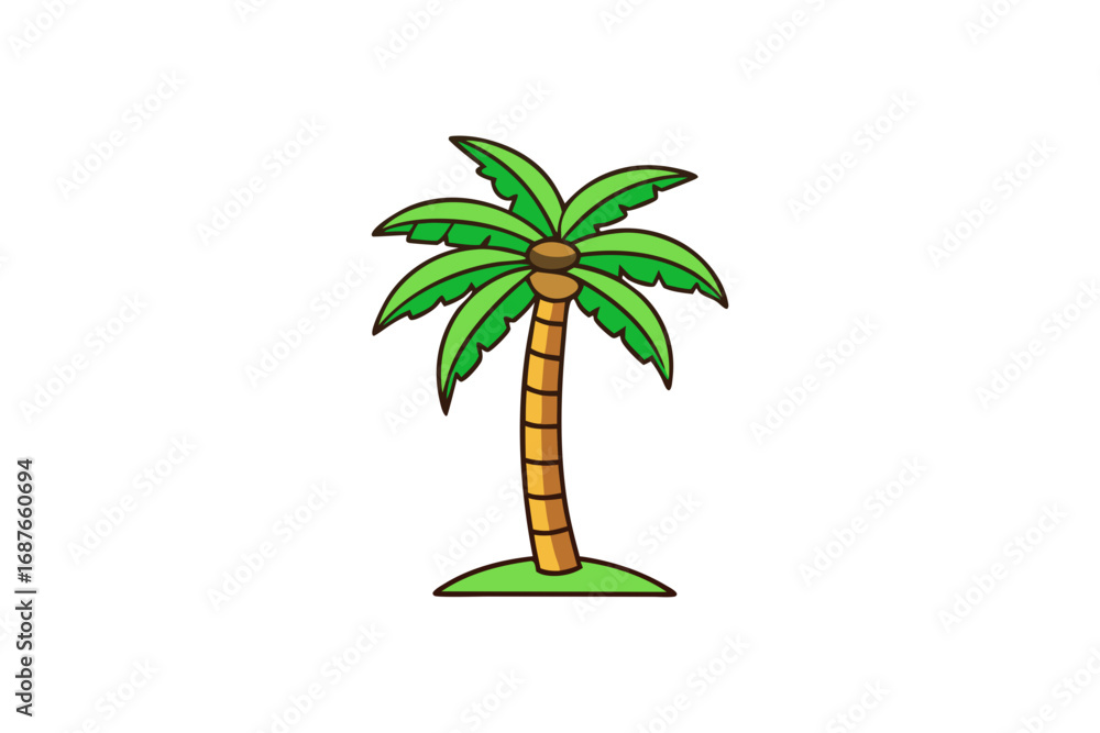 Obraz premium tropical palm tree