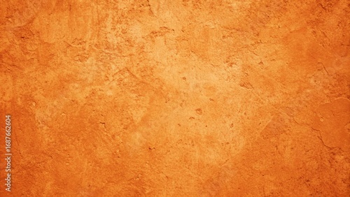 Detailed orange plaster wall texture, showcasing a rough and aged surface with subtle variations in color and texture, creating a visually rich and captivating backdrop
