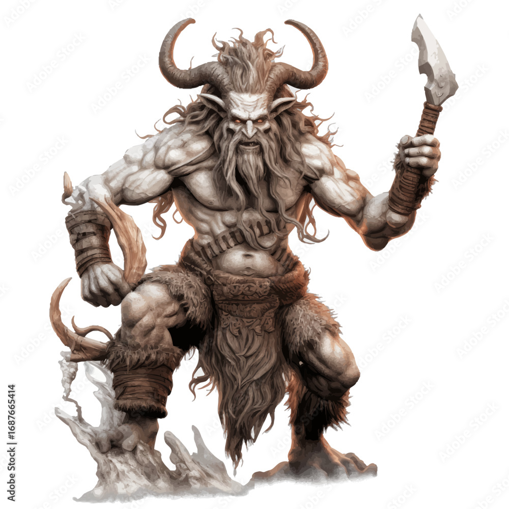 Fototapeta premium satyr god