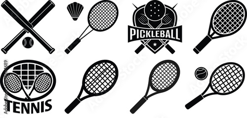 tennis racket and ball