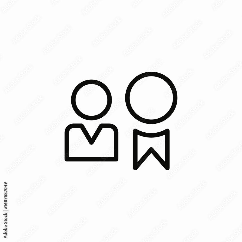 two users icon sign vector two users icon sign vector