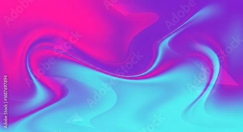 Vibrant gradient background with flowing shapes for modern designs