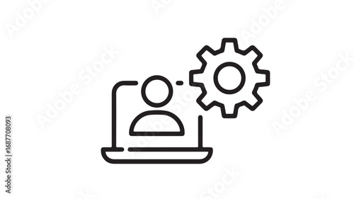 Laptop user settings account management and gear configuration