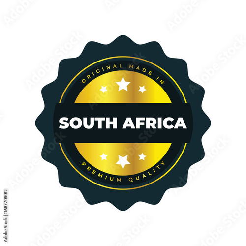 South Africa Premium Quality Badge  Original Made in South Africa