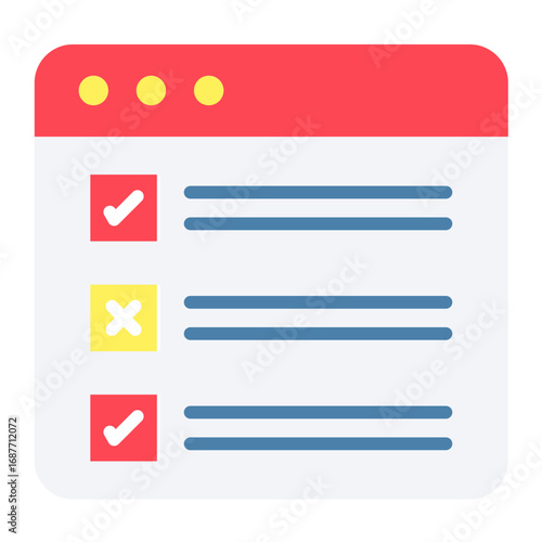 Task List Vector Design Icon Style