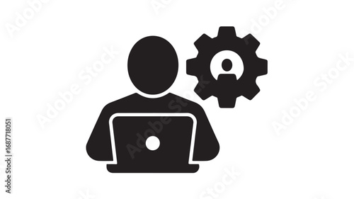 User Settings, Profile Configuration, Account Management Icon