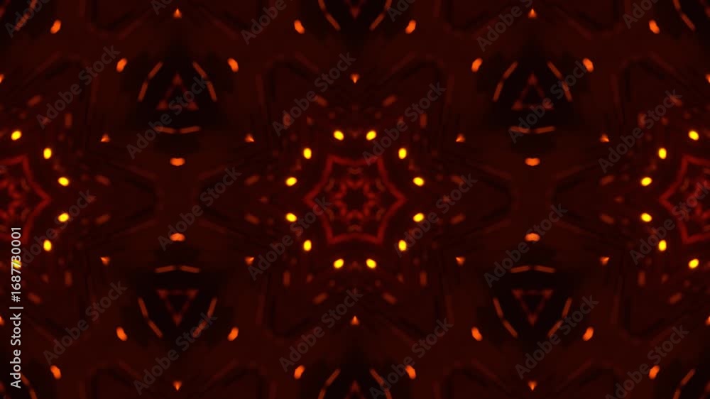 Infinite Spiral Gateway of Shifting Geometric Lights