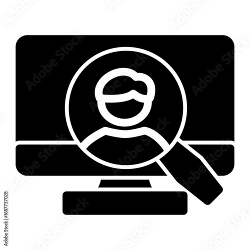 Career Recruitment Expo icon from the Hiring icon collection (Glyph Style)