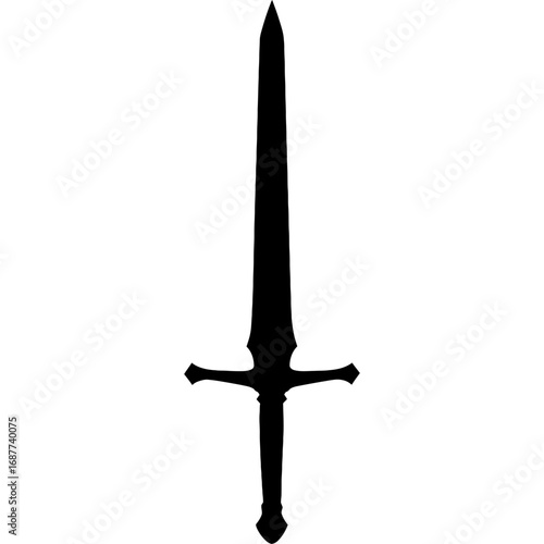 Black silhouette of a greatsword