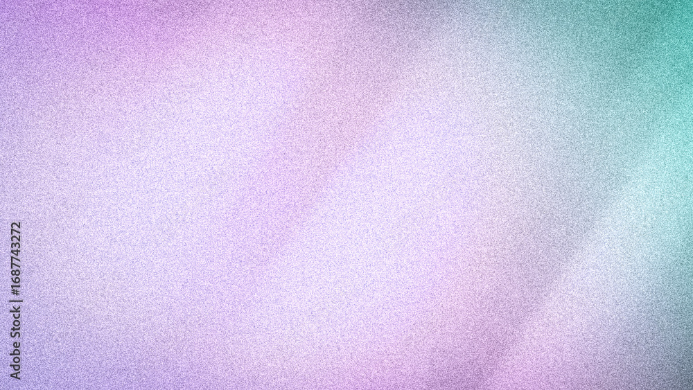 Fototapeta premium A beautiful 4K abstract gradient background with a soft grainy texture, featuring an elegant blend of purple, pink, and green