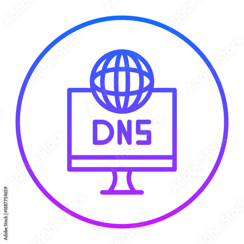 DNS Vector Icons