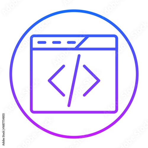 Web Coding Vector Icons