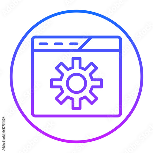 Browser Setting Vector Icons