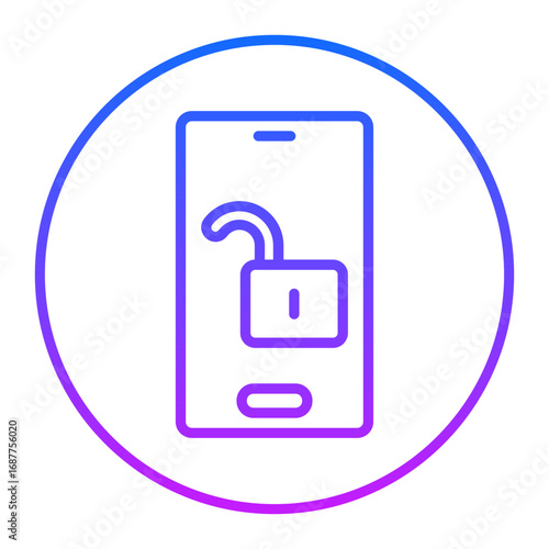 Mobile Unlock Vector Icons