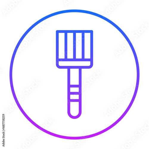Basting Brush Vector Icons