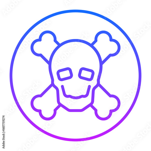 Pirate Danger Vector Icons