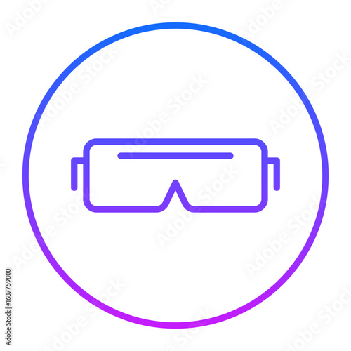 Safety Glasses Vector Icons