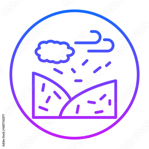 Sandstorm Vector Icons