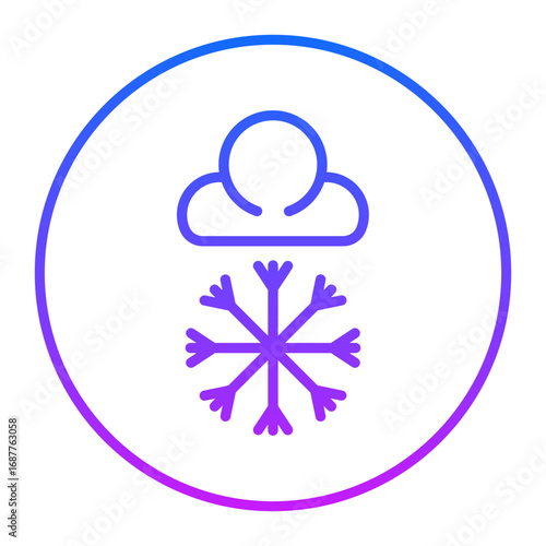 Heavy Snow Vector Icons