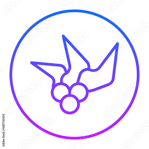 Mistletoe Vector Icons