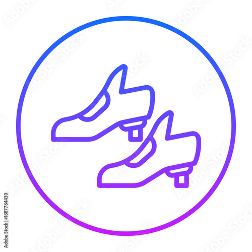 Pilgrim Shoes Vector Icons