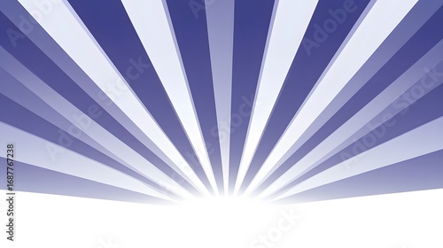 Abstract Purple and White Sunburst Rays Background Design