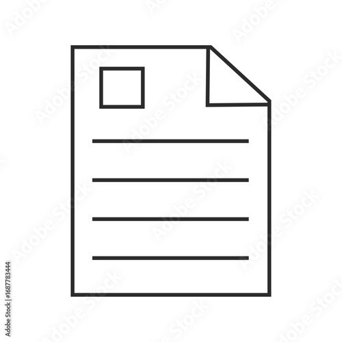 ファイル、文書、資料のイラスト