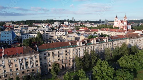 Vilnius New and Old town Lithuania