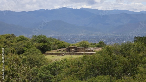 Cultural travel and archaeological tourism at Monte Alban ruins, Oaxaca