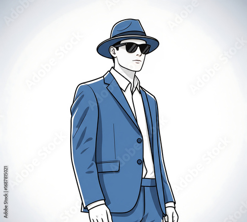 vector illustration of a man