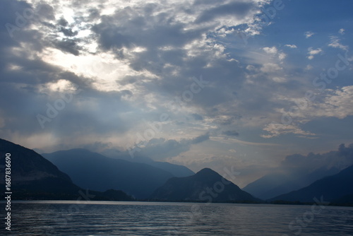 Moody evening at Lake Maggiore