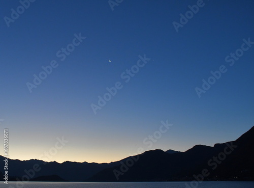 Sunrise over Lake Como