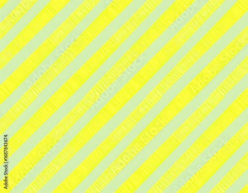 Diagonal stripes in pale yellow and pale green