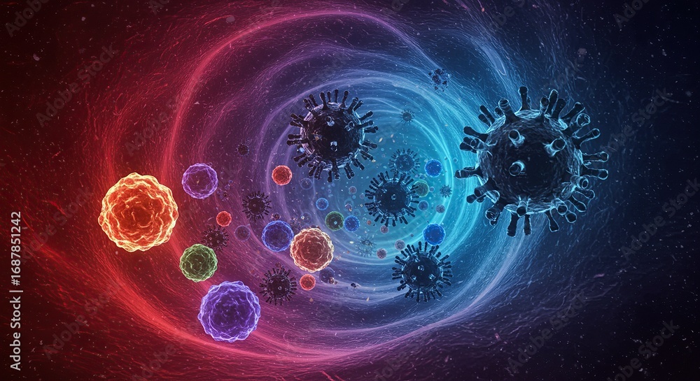 Obraz premium blue abstract background