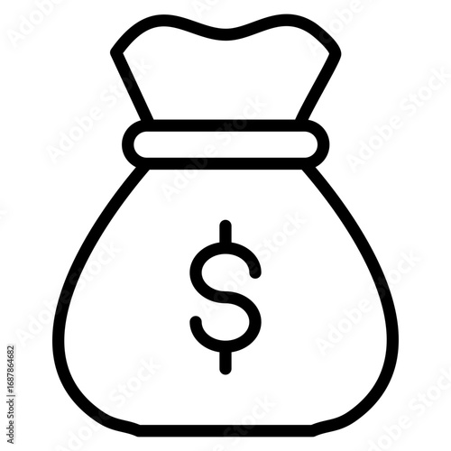 Money Bag line icon