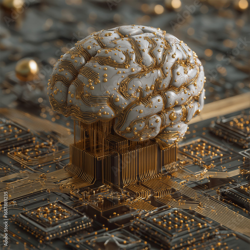 AI technology background